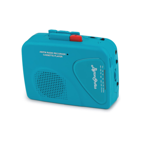ByronStatics Reproductores de casetes portátiles Grabadoras Radio FM AM Reproductor de cintas Walkman
