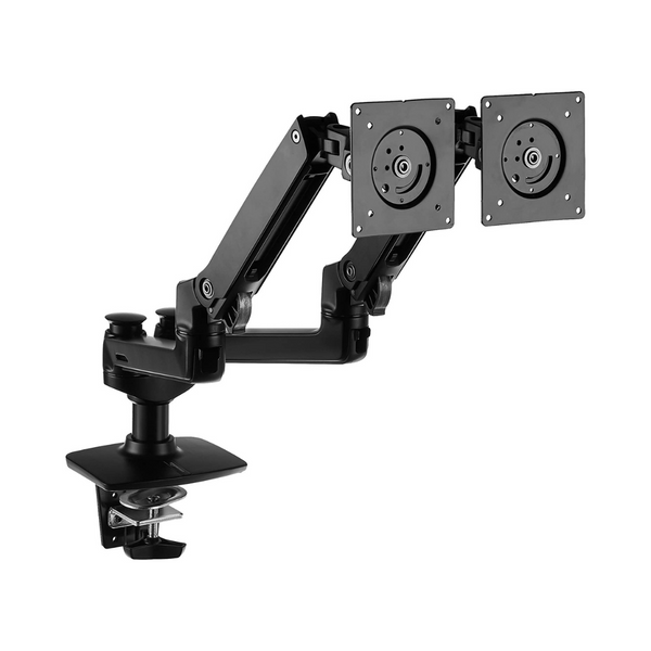 Amazon Basics Dual Monitor Stand with Lift Engine Arm Mount