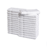 24 AmazonCommercial Premium 100% Cotton Washcloth Set