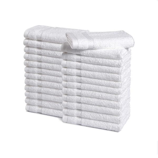 24 AmazonCommercial Premium 100% Cotton Washcloth Set