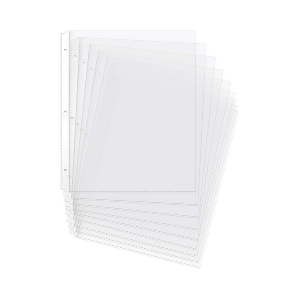 100 Pack Clear Sheet Protectors for 3 Ring Binder