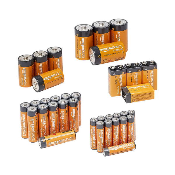 Amazon Basics 36 Count Alkaline Battery Starter Pack PzDeals
