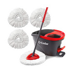 O-Cedar Easywring Microfiber Spin Mop & Bucket Floor Cleaning System