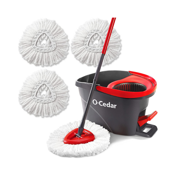 O-Cedar Easywring Microfiber Spin Mop & Bucket Floor Cleaning System