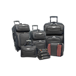 Travel Select 8-Piece Amsterdam Expandable Rolling Upright Luggage Set