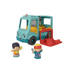 Fisher-Price Little People Serve It Up Food Truck, Push-Along Musical Toy Vehicle
