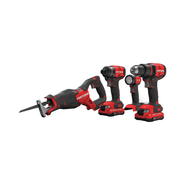 Craftsman V20 4-Tool Cordless Drill Combo