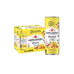 24-Pack Sanpellegrino Momenti Lemon and Raspberry Flavored Italian Sparkling Drink