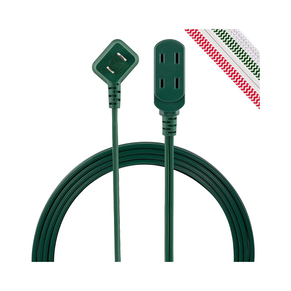15-Ft Philips 3-Outlet Indoor Extension Cord with Polarized Outlets