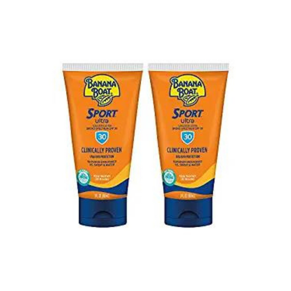 2 Pack Of Banana Boat Sport Ultra SPF 30 Broad Spectrum Sunscreen Lotion