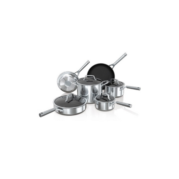 Ninja Foodi NeverStick Stainless 10-Piece Cookware Set