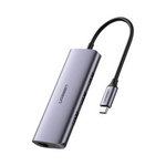 UGREEN Hub Ethernet 4 en 1 USB C Gigabit con fuente de alimentación