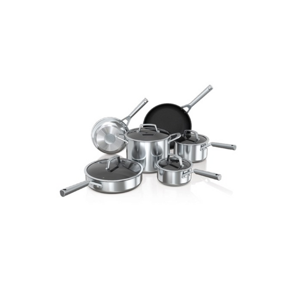 Ninja Foodi NeverStick Stainless 10-Piece Cookware Set