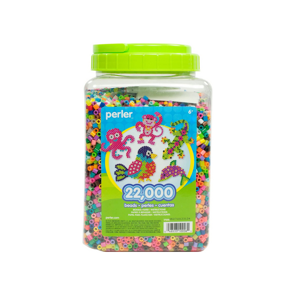 Box Of 22,000 Perler Fuse Beads Storage Set