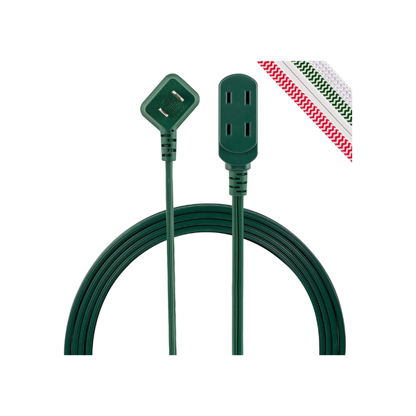 Philips Accessories 3 Outlet Extension Cord, 15 Ft Long Cord