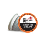 80 cápsulas de café OneCup K-Cups de café de la Bahía de San Francisco (tostado francés)