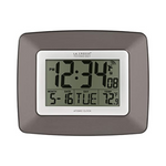 La Crosse Technology WS-8008U-IT Atomic Digital Wall Clock with Temperature