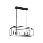 Perryton Eight Light Island Pendant Hanging Modern Fixture