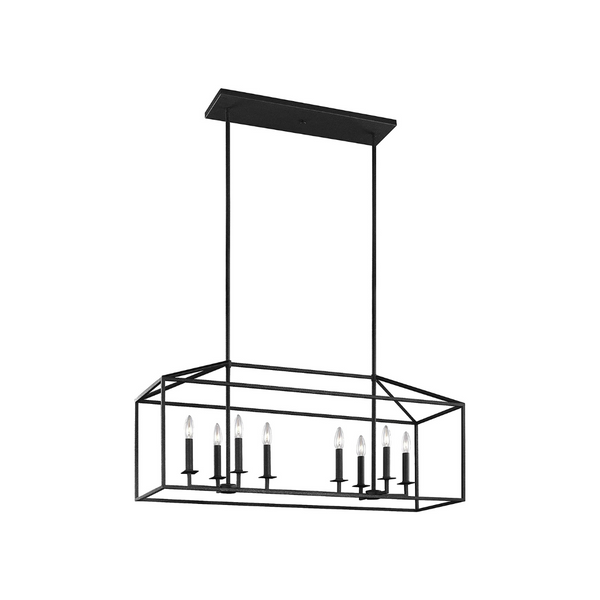 Perryton Eight Light Island Pendant Hanging Modern Fixture