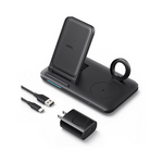 Anker Foldable 3-in-1 Wireless Charging Station w/ Adapter