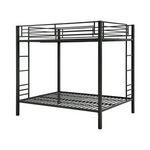 DHP Full over Full Bunk Bed for Kids, Metal Frame with Ladder