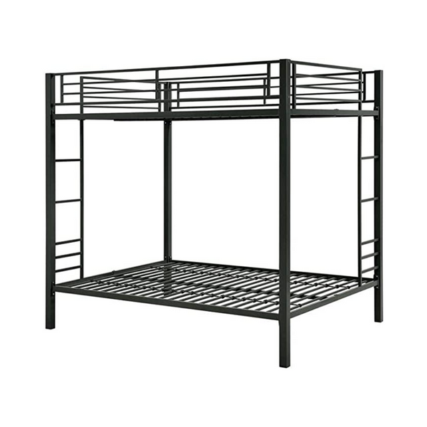 DHP Full over Full Bunk Bed for Kids, Metal Frame with Ladder