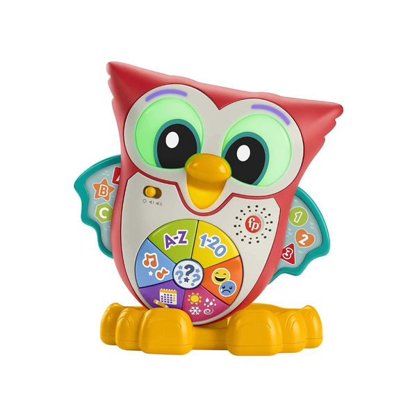Fisher-Price Linkimals Owl w/ Lights & Music Interactive Toddler Learning Toy