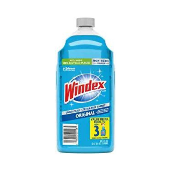 2-Liter Windex Glass Cleaner Refill Bottle