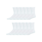 Pack of 12 Hanes Men’s X-temp Cushioned Crew Socks