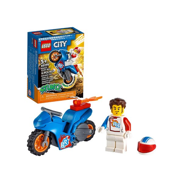 LEGO City Rocket Stunt Bike 60298 Building Kit (14 Pieces)