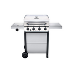 Char-Broil Performance 4-Burner Cart Style Liquid Propane Gas Grill, Stainless Steel
