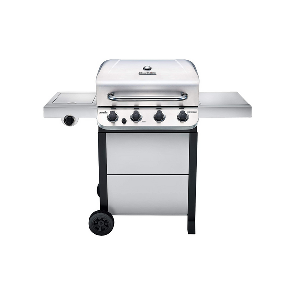 Char-Broil Performance 4-Burner Cart Style Liquid Propane Gas Grill, Stainless Steel