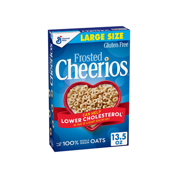 Caja grande de cereal de desayuno Frosted Cheerios
