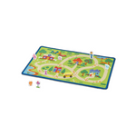 Melissa & Doug Activity Rug 44 inch x 26 inch, 9 Wooden Play Pieces