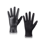 Women's Winter With Touch Screen Texting Leather Elegant Gloves