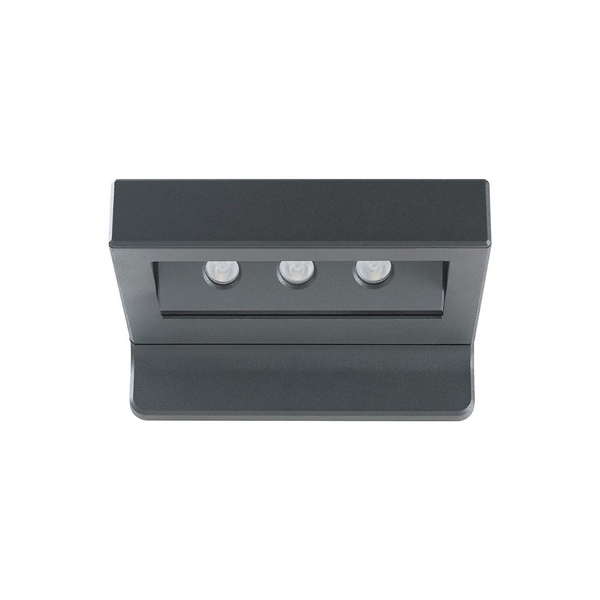 Amazon Basics Lámpara LED de montaje en pared para exteriores (gris)