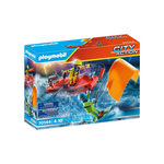 PLAYMOBIL Kitesurfer Rescue with Speedboat