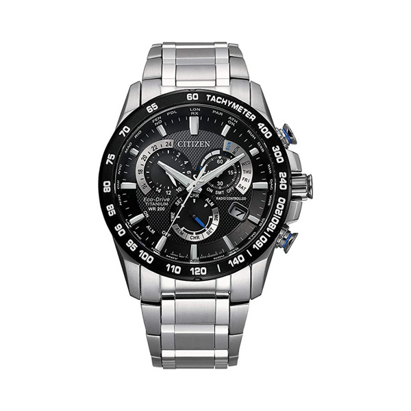 Reloj cronógrafo Citizen Eco-Drive PCAT Atomic Super Titanium para hombre
