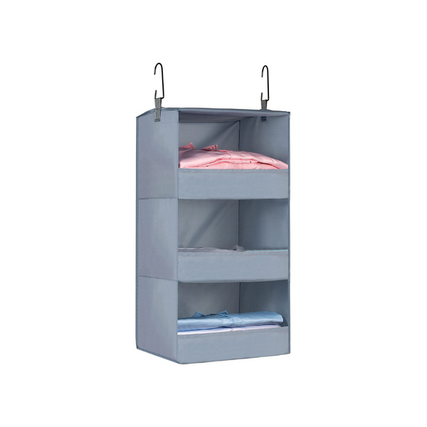 3-Shelf Hanging Closet Organizers and Storage