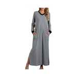 Womens Loungewear Maxi Dress Nightgown (5 Colors)