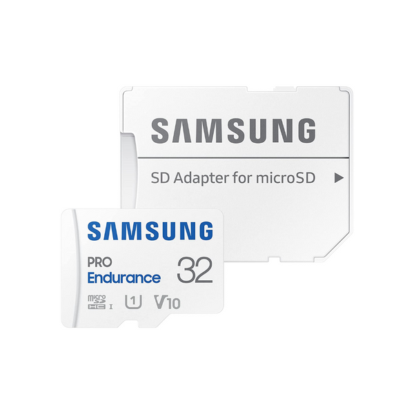 Tarjeta de memoria microSDXC Samsung PRO Endurance U1 de 32 GB con adaptador