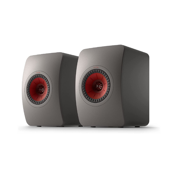 KEF LS50 Meta Bookshelf Speakers (Pair, Titanium Grey)