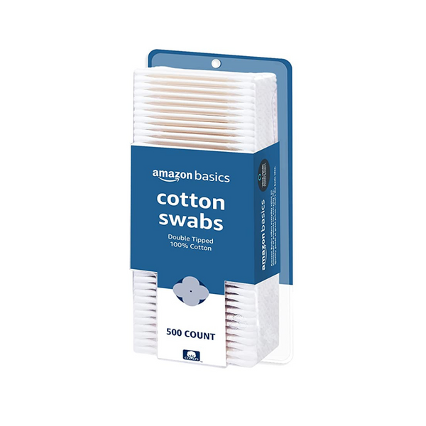 Bastoncillos de algodón Amazon Basics en oferta
