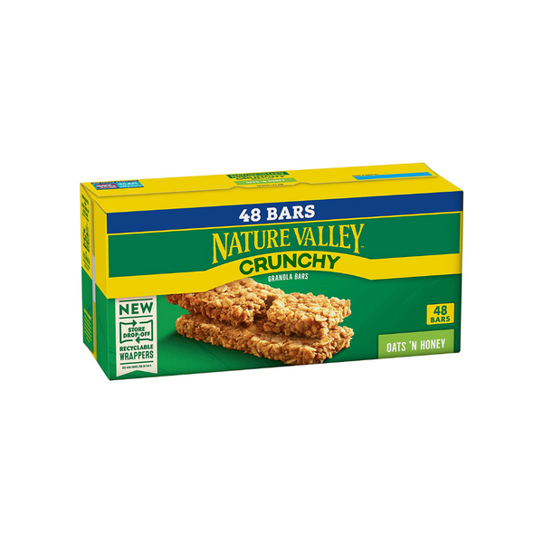 24 Packs Of Nature Valley Crunchy Oats ‘n Honey Granola Bars