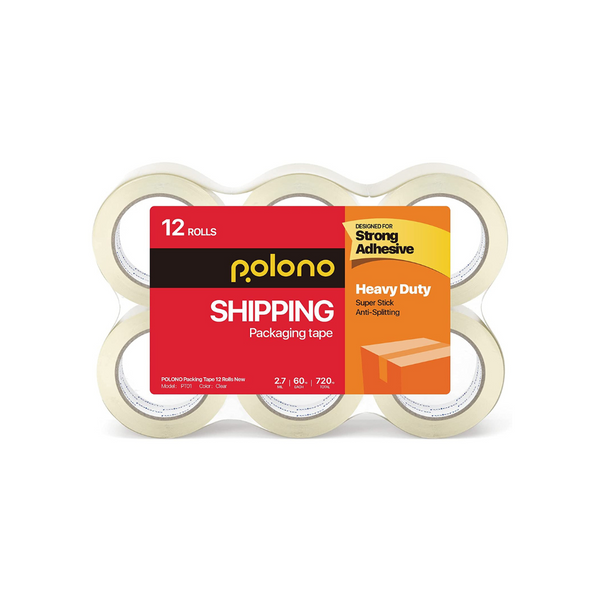 12 Rolls Heavy Duty Clear Packing Tape PzDeals
