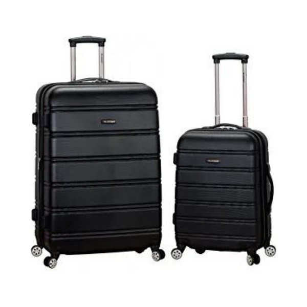 Rockland Melbourne Hardside Expandable Spinner Wheel Luggage, 2-Piece Set