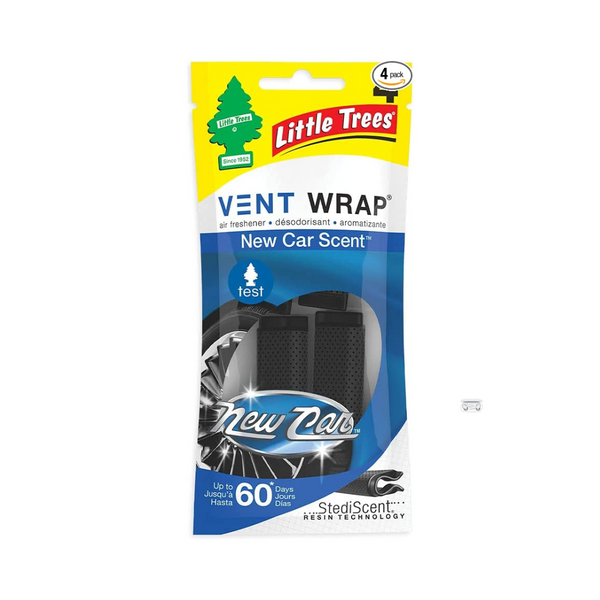 4 paquetes de envolturas de ventilación para ambientador de coche Little Trees de 4 unidades