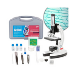 AmScope 48pc Educational Kids Biological Microscope Kit