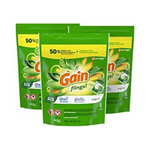 Gain Flings Laundry Detergent Soap Pacs, HE Compatible, Original Scent, 3 Bag Value Pack