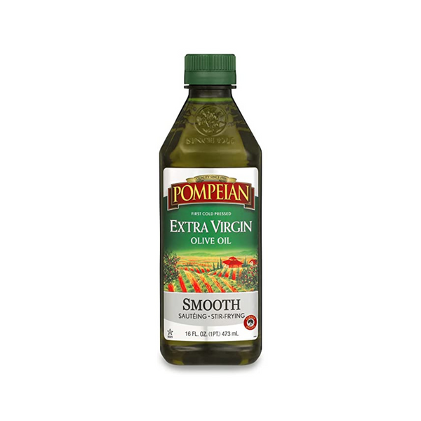 Pompeian Smooth Extra Virgin Olive Oil 16oz Bottle